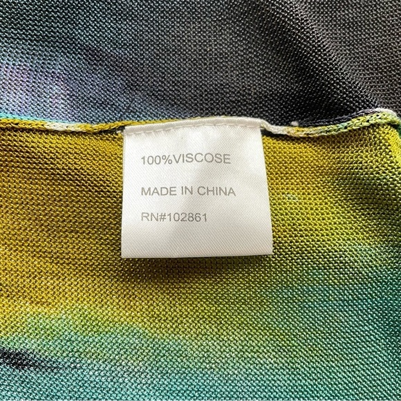 Open Cardigan Sleeveless Viscose Size Medium - Picture 8 of 13